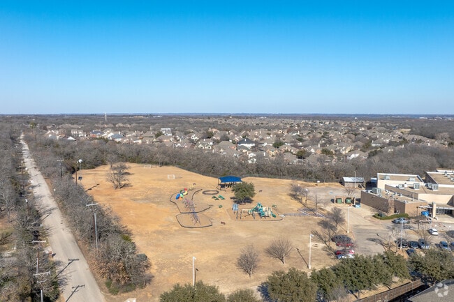 Pecan Creek Elementary School has a vast playground.