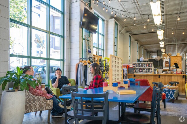 Enjoy some of the best conversations with your friends at Centre Market in Center Wheeling.