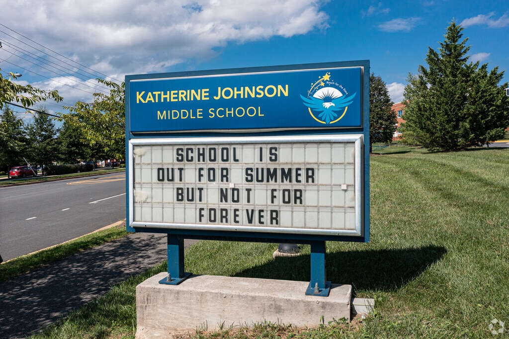 Welcome to the Katherine Johnson Middle School, located in the Fairfax neighborhood in Virginia.