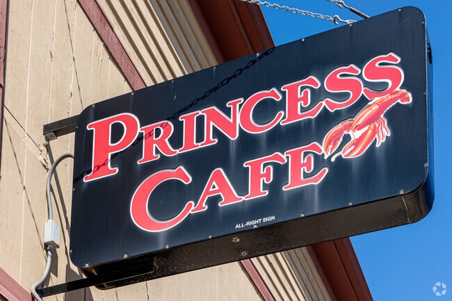 Princess Cafe serves fish, steak and chicken in a former stagecoach tavern.
