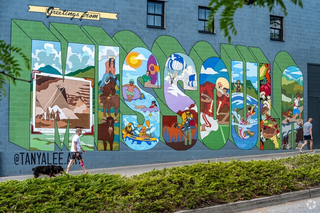 Discover vibrant Missoula murals in the Heart of Missoula.