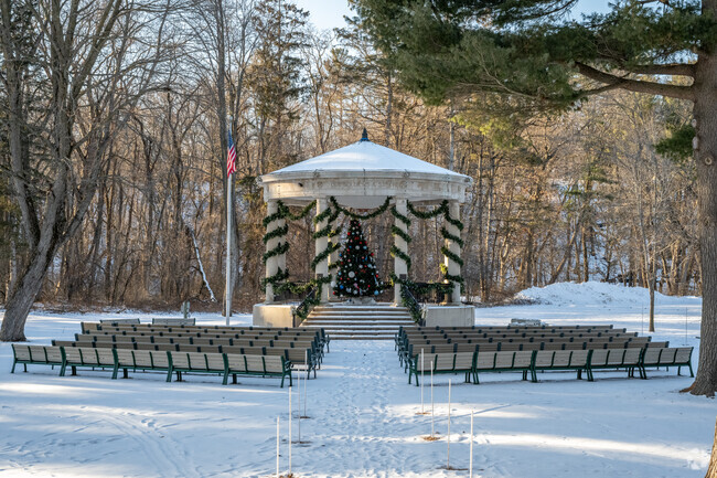 The gazebo at Irvine Park is a popular venue for a variety of events.