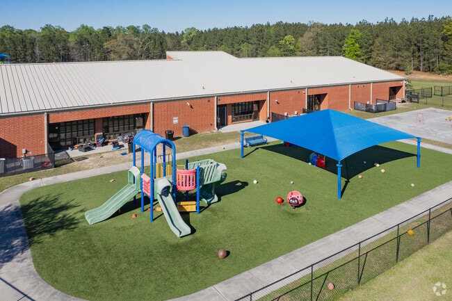 Students love the playground at EB Ellington Elementary School in West Charleston.