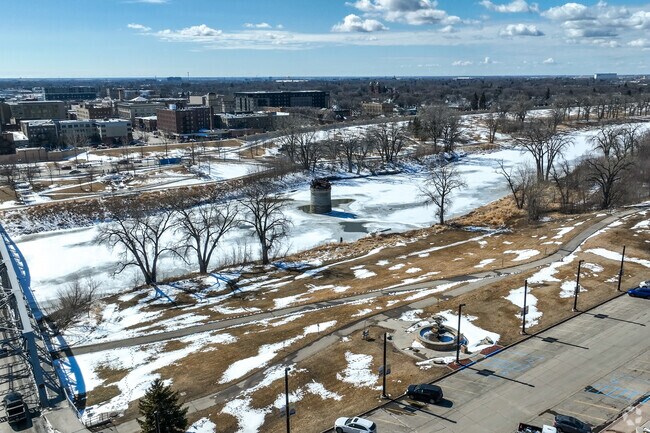 Greater Forks Greenway offers walking trails along the Red River.