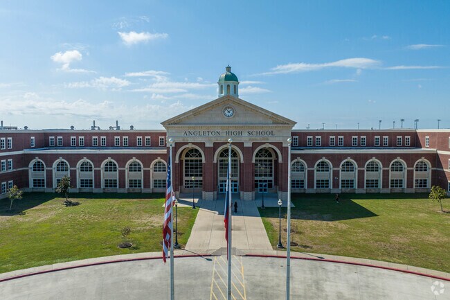 Angleton High School is rated number 9 on the county's school list, serving grades 9–12.