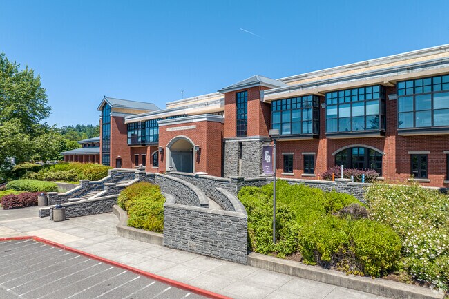 Birdshill students enter Lake Oswego Senior High through this main entrance.