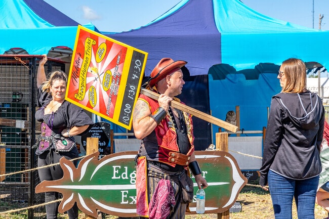 The North Dakota Renaissance Fair is a great place to get into charater.