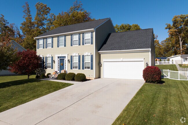 Colonial Revival homes can be found throughout Parkville.