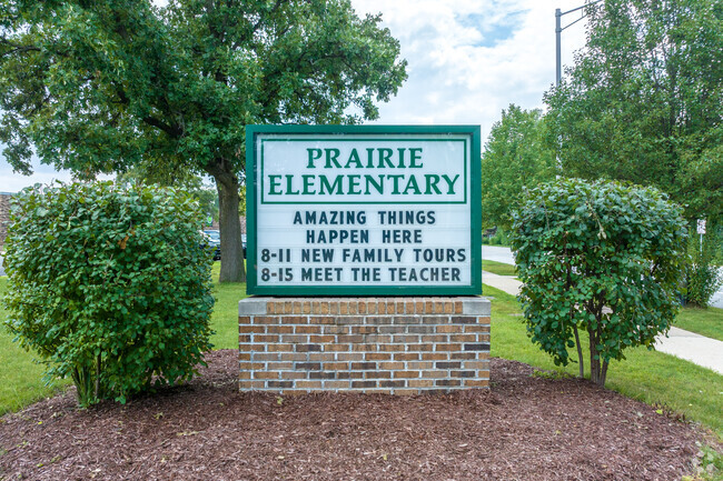 Prairie Elementary School has 491 students in grades PK, K-5 serving the Naperville community.