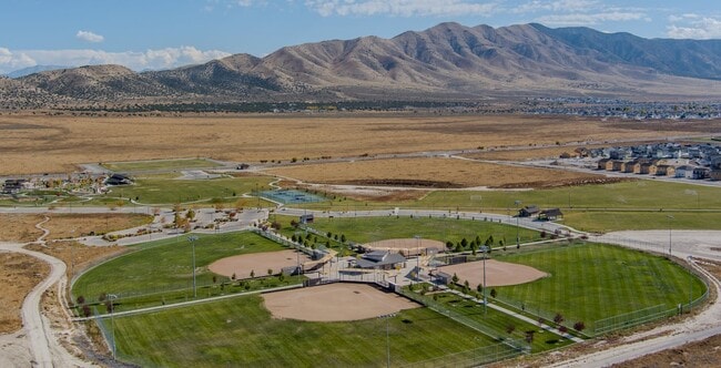 Cory B. Wride Memorial Park ball fields aerial view