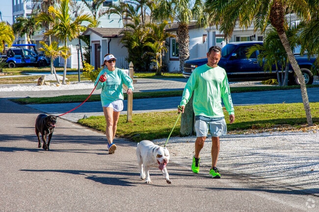 Redington Beach is a quite neighborhood to enjoy walks with your pups.