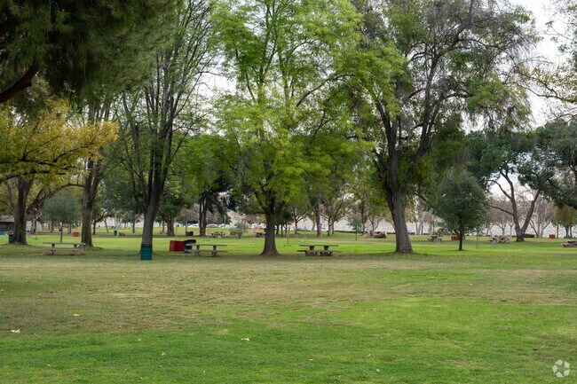 Picnic space is wildly available at the Santa Fe Dam Recreational Area.
