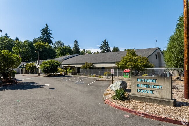 Downtown Kenmore youngsters begin their studies at Kenmore Elementary nearby.