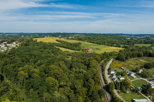 Explore the open fields and rollings hills in Manor, PA.