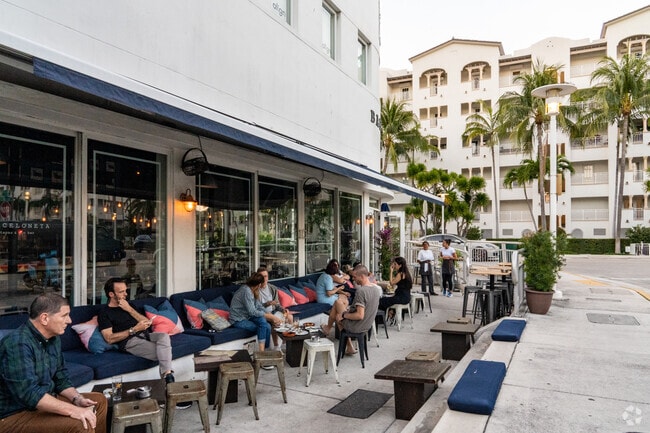 The Bayshore neighborhood is houses a vibrant restaurant and retail scene.