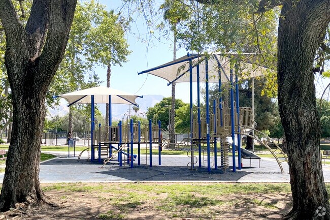 Speicher Memorial Park has a playground, picnic areas and the Arrowhead Little League Baseball Fields.