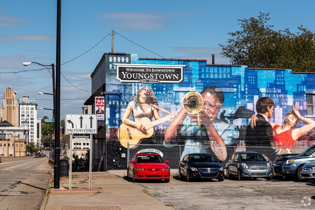 Downtown Youngstown is just a short drive from East High.