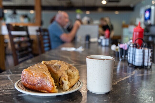 The Shack in Trollwood is famous for their hefty caramel rolls and sell out quickly.