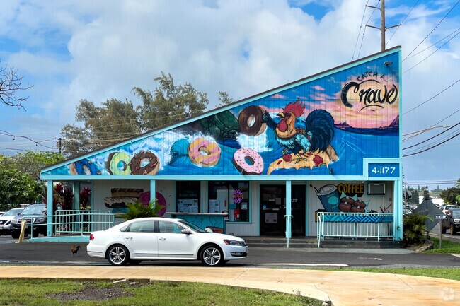 Island Craves on Kuhio Highway is a colorful spot for sweets in Kapaa.