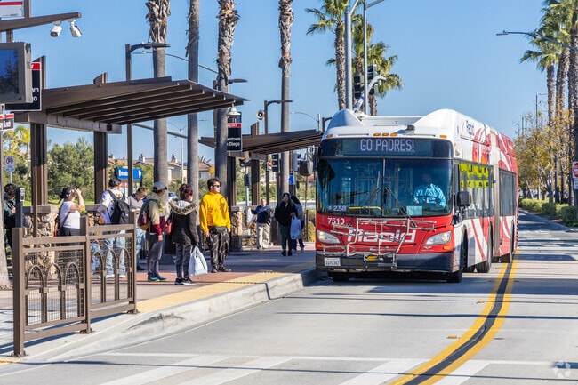 Otay Ranch offers many bus stops for MTS transportation.