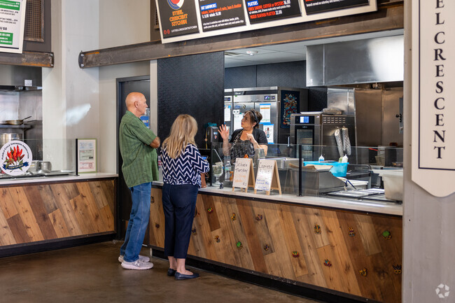 Fuel & Iron Food Hall has several local venders near Lakeview.