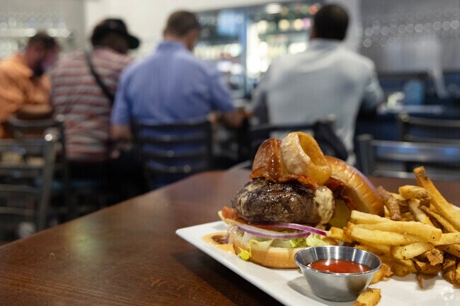 Craft 60 is the Ft Eustis favorite for a gourmet burger and happy hour off base.