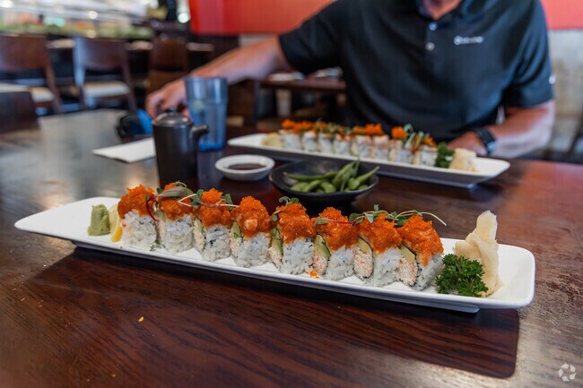 Midwest Novato has delicious sushi restaurants like Sushi Holic.