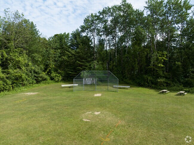 A small baseball diamond for kids to start learning the American past time.