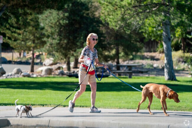 Reed is home to many happy dog owners who are frequently seen enjoying the large parks.