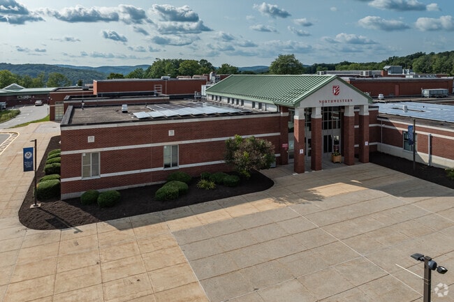 This is the main entrance to Northwestern Regional.