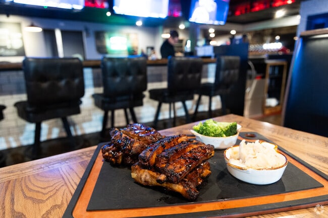 Ribs are a staple at Rice Lake's BoomTown Woodfire Bar & Grill.