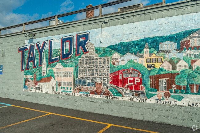 Taylor is a town of culture that is showcased in murals around town.