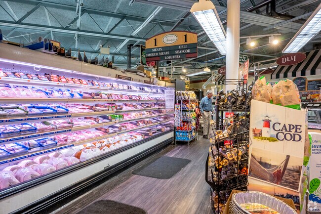 McQuade's Marketplace offers a full supermarket experience for the Jamestown Village area.