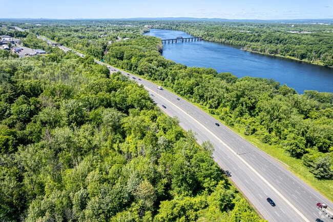 Enfield has several entrances to I-91, so residents can easily commute to Hartford or Springfield.