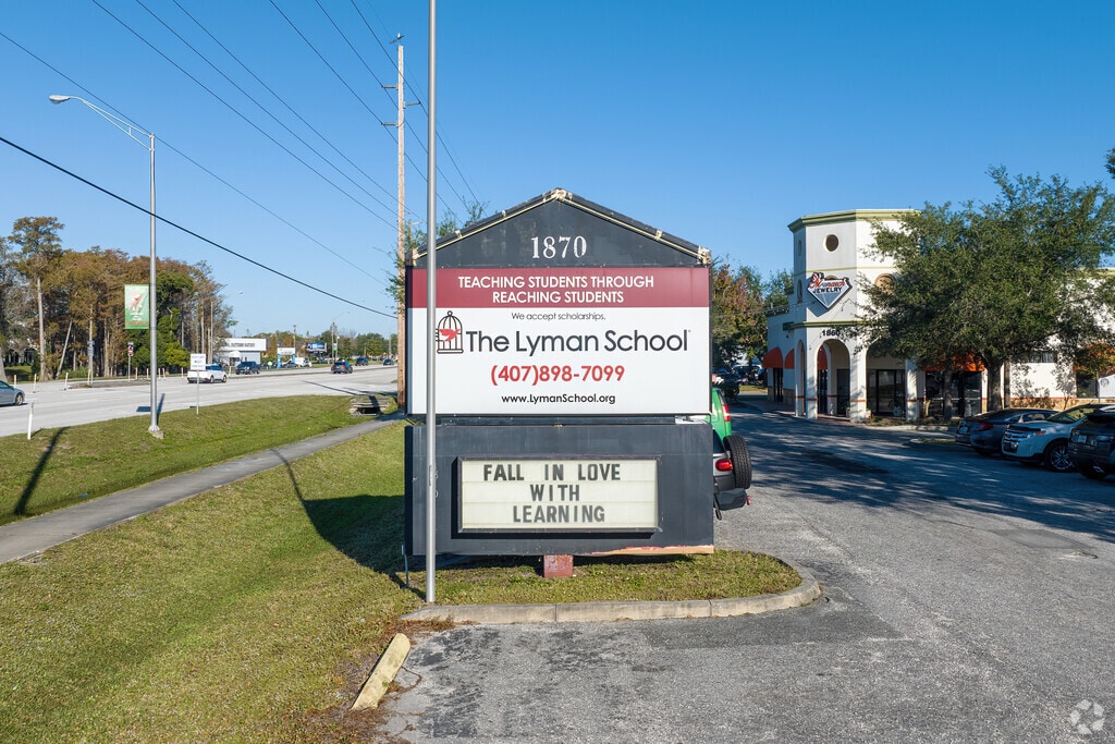 The Lyman School is located on Florida 436 in Winter Park, Florida.