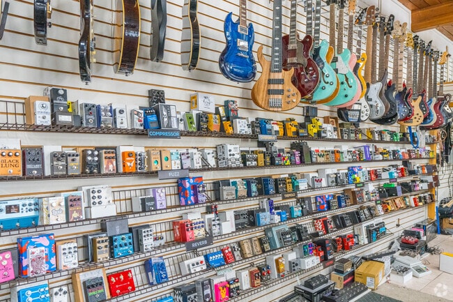 Eclipse Music store in West St Paul has a vast pedal and amp selection.