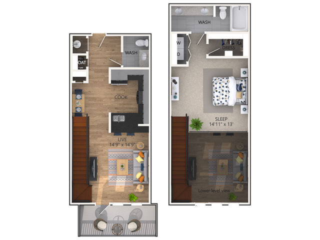 The Lofts at Atlantic Station, Atlanta, GA 30363 - photo 3