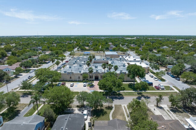 Bowie Elementary School is located in downtown Harlingen on W Lincoln Ave.