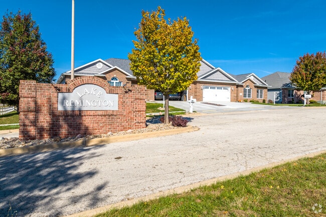 Lake Remington subdivision also offers townhomes.