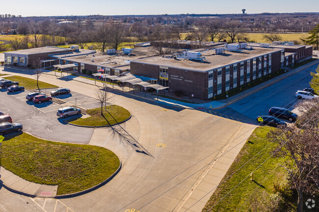 Pleasant Lea Elementary serves primary school students in Lee's Summit, Missouri.