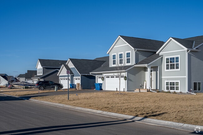 Newly built homes can be found on the south side of Forest Lake.