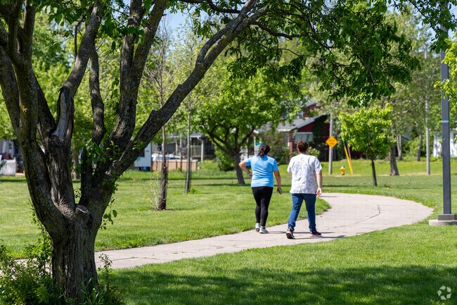 King Irving residents can take an afternoon walk through beautiful Evelyn K Davis Park.