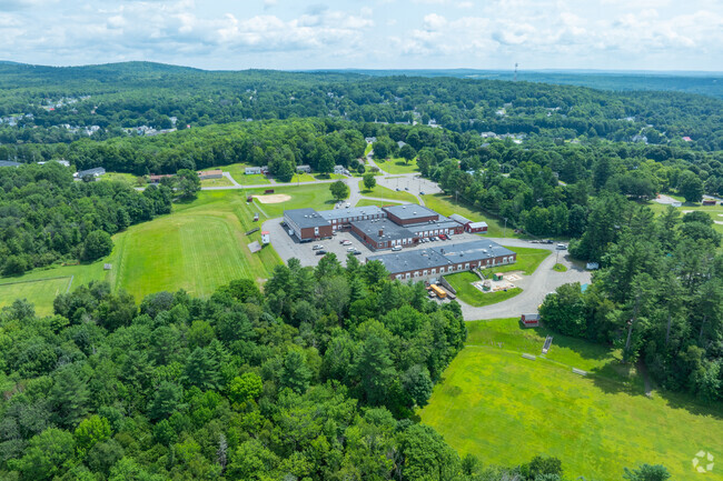 The Tri-County Technical Center sits behind Dexter Regional High School.