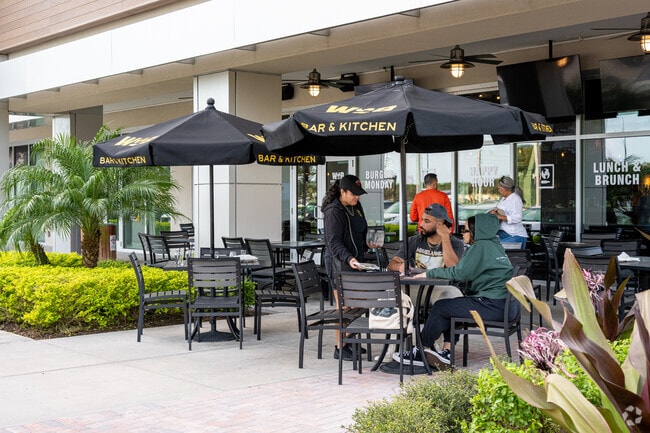 World of Beer offers delicious burgers and craft beers near Miramar Town Center.