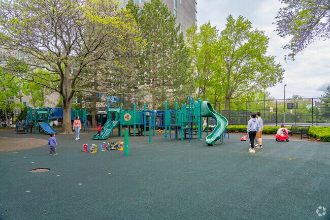 Bring the kids to Corporal Burns Playground for outdoor fun in Riverside.