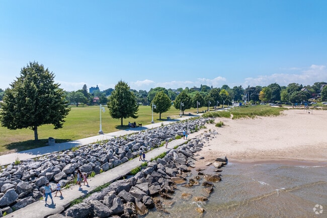 Deland Park in Central Sheboygan offers lake views, trails, and summer recreation.