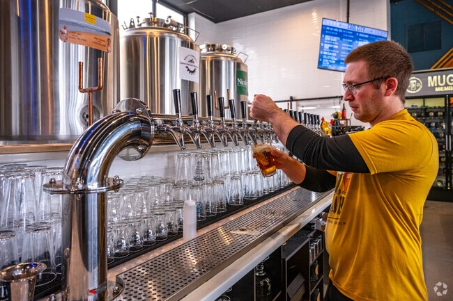 Stop at Two Rivers Cool City Brewing Company on your commute for coffee or a brew.