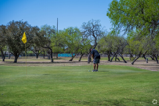 Alice offers 12 parks, a golf course, and Lake Findley.