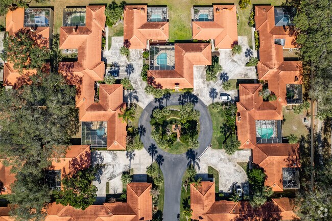Every unit in the Island Club neighborhood in Rosemont has their very own pool.