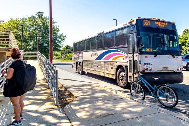 NJ Transit buses are throughout Waterford Township.